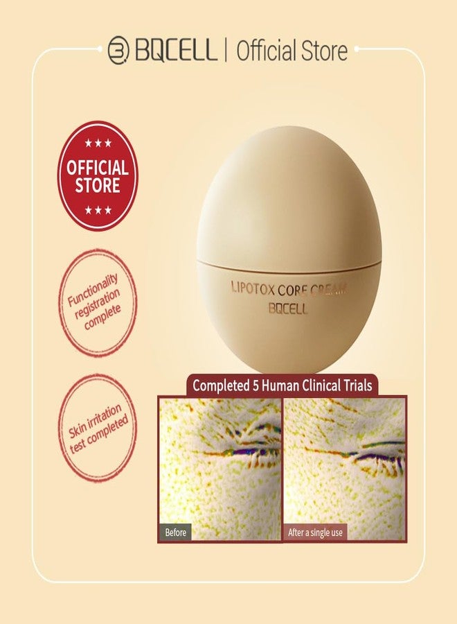 BQCELL Lipotox Core Cream 50g | Anti-Aging Moisturizer with Stem Cell Extract for Firming & Wrinkles | K-Beauty Skincare Made in Korea - Image 2